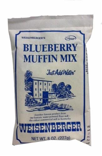 Weisenberger Blueberry Muffin Mix Perspective: front