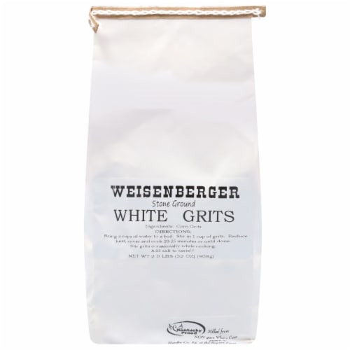 Weisenberger Mills Stone Ground White Grits Perspective: front