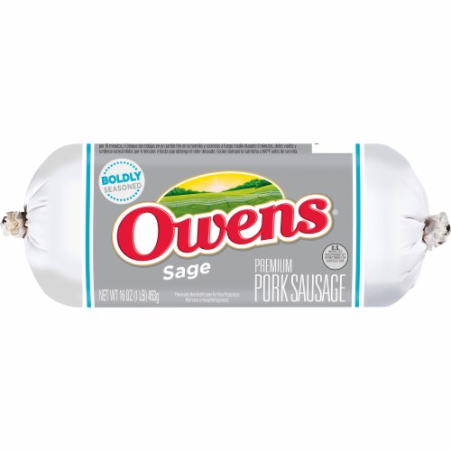 Owens Sage Pork Sausage Perspective: front