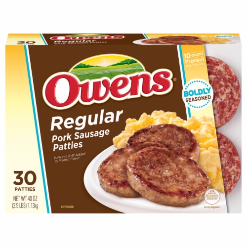 Owens Original Sausage Patties Perspective: front