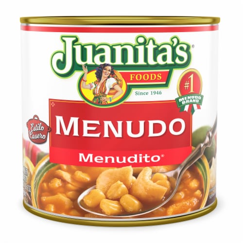 Juanita’s Foods Ready to Serve Original Menudo Soup, 25 oz Can Perspective: front