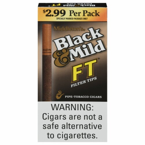 Black & Mild Filter Tips Pipe-Tobacco Cigars Perspective: front