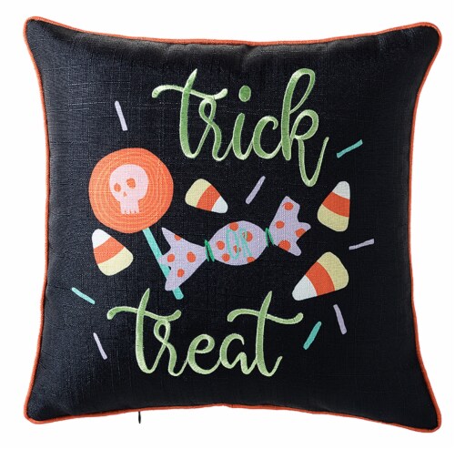 Trick or Treat Decor Pillow Perspective: front