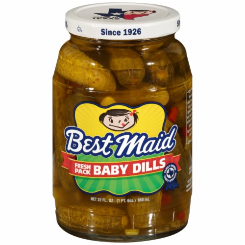 Best Maid Fresh Pack Baby Dill Pickles Perspective: front