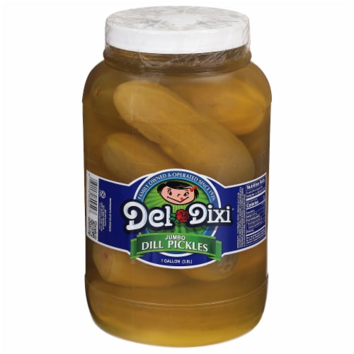 Del-Dixi Whole Dill Pickles Perspective: front