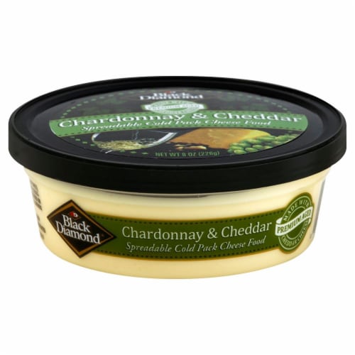 Black Diamond Chardonnay and Cheddar Cheese Spread Perspective: front