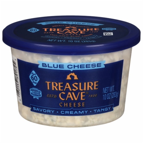 Treasure Cave® Crumbled Blue Cheese Perspective: front