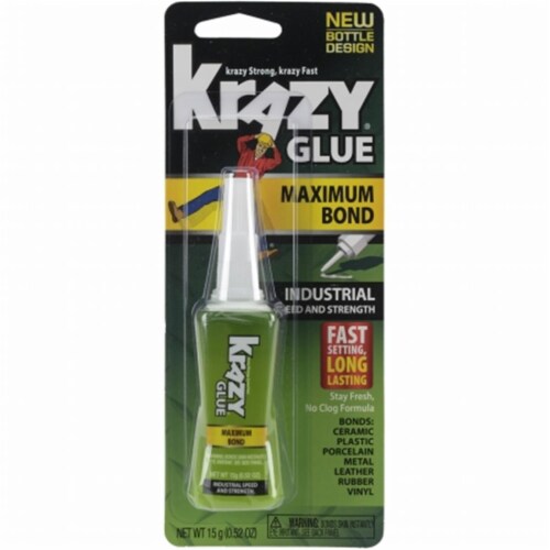 Maximum Bond Krazy Glue, 0.52 oz, Dries Clear Maximum Bond Krazy Glue, 0.52 oz, Dries Clear