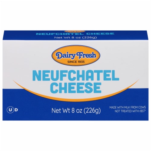 Dairy Fresh Pasteurized Low Fat Cream Cheese Perspective: front