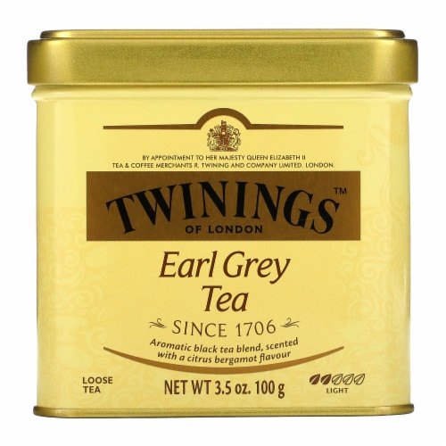 Twinings Of London™ Earl Grey Loose Tea Tin Perspective: front