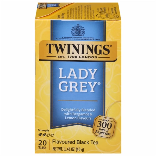 Twinings Of London® Lady Grey Black Tea Bags Perspective: front