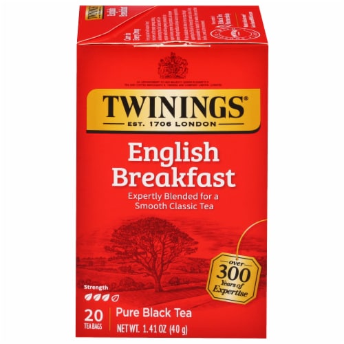 Twinings Of London® English Breakfast Black Tea Bags Perspective: front