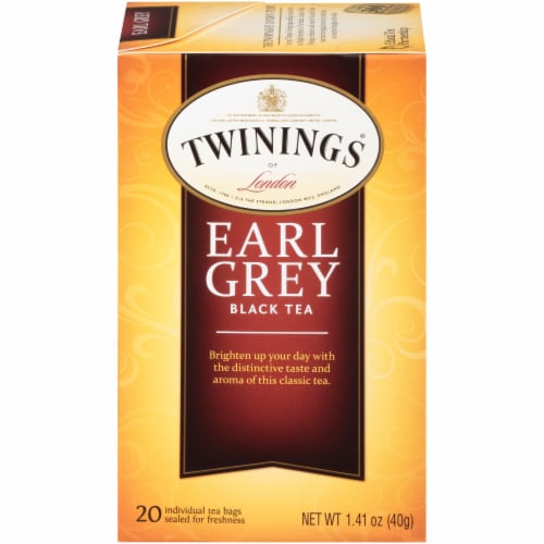 Twinings Of London® Earl Grey Black Tea Bags Perspective: front