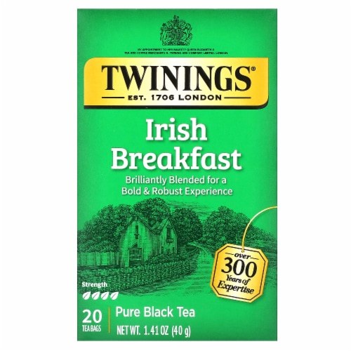 Twinings Of London® Irish Breakfast Pure Black Tea Bags Perspective: front