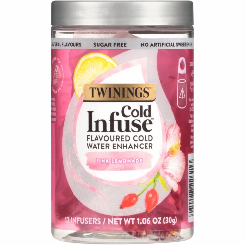 Twinings of London Cold Infuse Pink Lemonade Tea Perspective: front