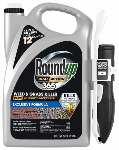 Roundup® Dual Action 365 Weed & Grass Killer Plus 12 Month Preventer Perspective: front
