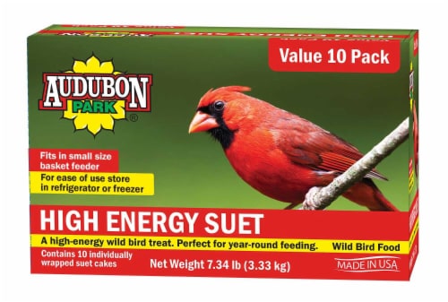 Audubon Park High Energy Suet Wild Bird Food Perspective: front