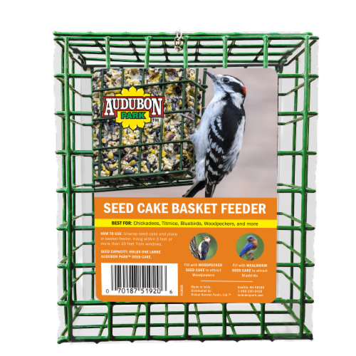 Audubon Park Seed Cake Basket Feeder Perspective: front