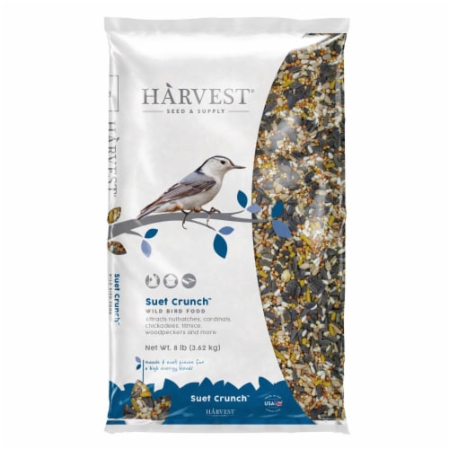 Harvest Seed & Supply Suet Crunch Wild Bird Food Perspective: front