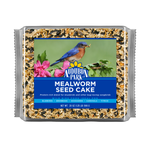 Audubon Park® Mealworm Wild Bird Seed Cake Perspective: front