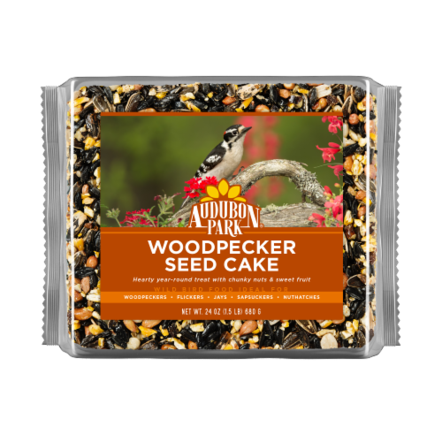 Audubon Park® Woodpecker Seed Cake Bird Food Perspective: front