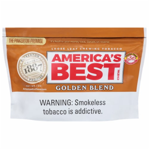 Redman® Golden Blend Loose Leaf Chewing Tobacco Perspective: front