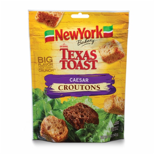 New York Bakery Texas Toast Caesar Croutons Perspective: front