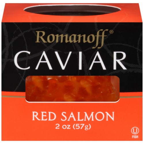 Romanoff Red Salmon Caviar Perspective: front