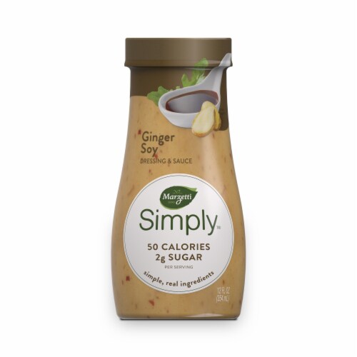 Marzetti® Simply™ Ginger Soy Salad Dressing Perspective: front