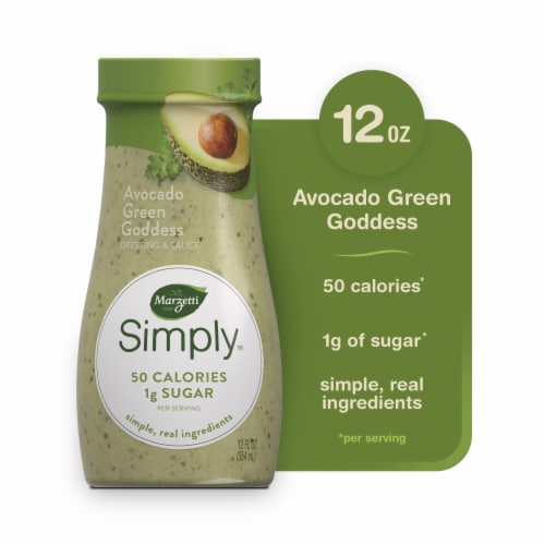 Marzetti® Simply™ Avocado Green Goddess Salad Dressing Perspective: front