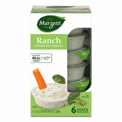 Marzetti Ranch Veggie Dip Singles Perspective: front