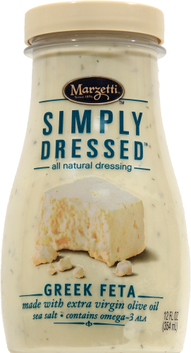 Marzetti Simply Dressed Feta Greek Salad Dressing Perspective: front