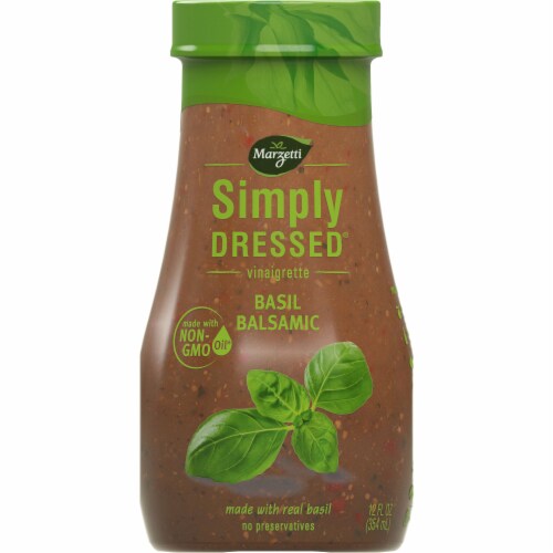 Marzetti Simply Dressed Basil Balsamic Vinaigrette Dressing Perspective: front