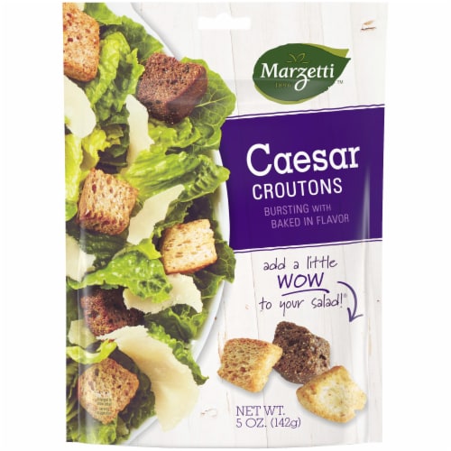 Marzetti Baked Caesar Croutons 5 oz (Pack of 6) Perspective: front