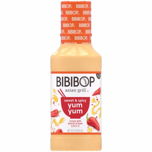 Bibibop Sweet and Spicy Yum Yum Sauce Perspective: front