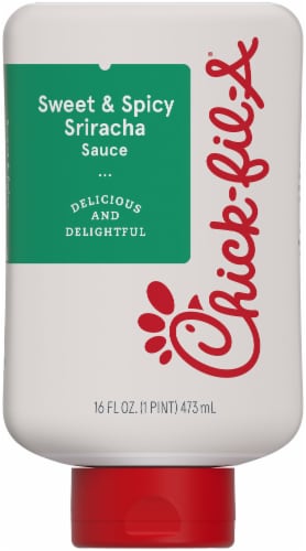 Chick-Fil-A Sweet & Spicy Sriracha Sauce Perspective: front