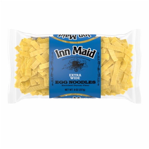 Inn Maid Extra Wide Egg Noodles Perspective: front