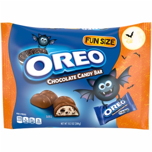 Oreo Halloween Chocolate Fun Size Candy Bars Perspective: front