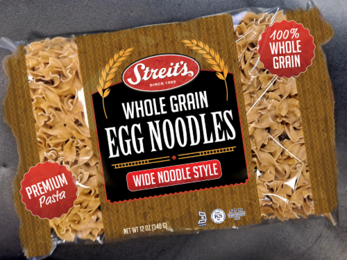 Streit's® Whole Grain Wide Egg Noodles Perspective: front