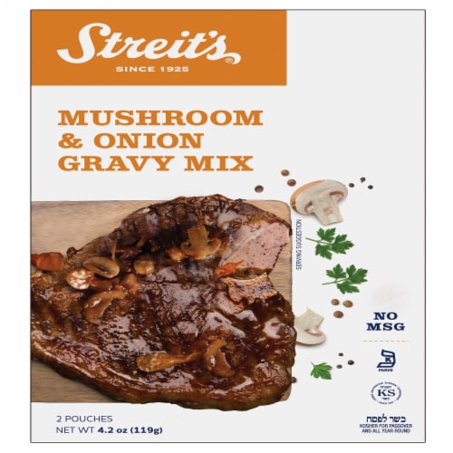 Streit's® Mushroom & Onion Gravy Mix Perspective: front