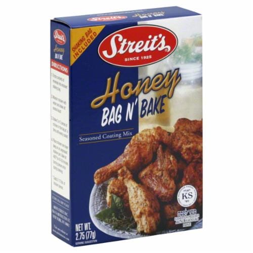 Streit's Bag N' Bake Honey Coating Mix Perspective: front