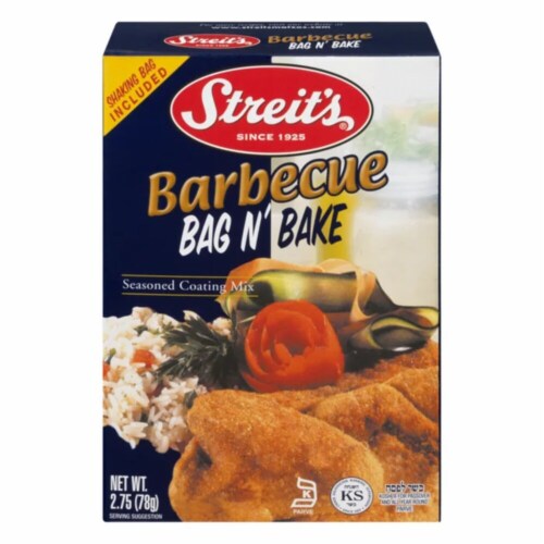 Streit's® Bag N' Bake Barbecue Seasoned Coating Mix Perspective: front