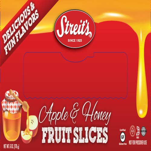 Streit's Apple and Honey Fruit Slices Perspective: front