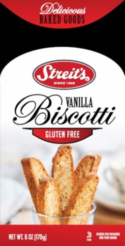 Streit's Gluten Free Vanilla Biscotti Perspective: front