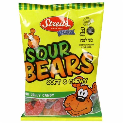 Streit's Sour Gummy Bears Perspective: front