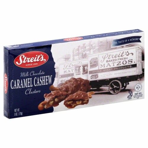 Streit's Caramel Cashew Clusters Perspective: front
