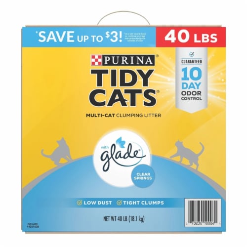 Purina Tidy Cats Multi Cat Clumping Litter Clear Springs Scent 40 Pounds 1 unit Ralphs