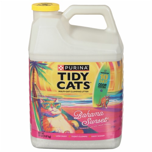 Purina® Tidy Cats® Bahama Sunset® Clumping Cat Litter Perspective: front