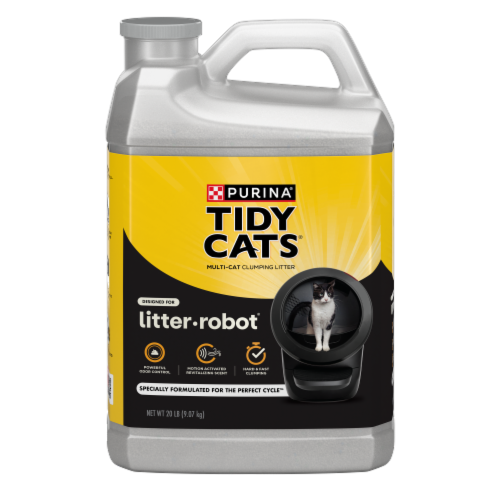Purina® Tidy Cats® Multi Cat Clumping Litter Designed For Litter Robot® Perspective: front