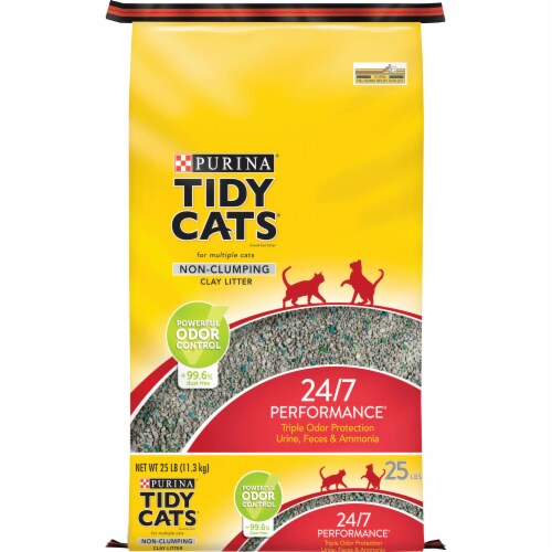 Tidy Cats® 24/7 Performance Non-Clumping Multi Cat Clay Litter Perspective: front